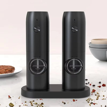 Electric Salt and Pepper Grinder Set 