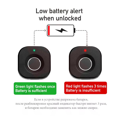 KAK Biometric Fingerprint Lock – Keyless Smart Cabinet & Drawer Lock, Anti-Theft Door Lock with Long Standby Time