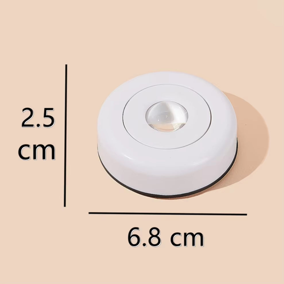 Battery-Powered Touch LED Cabinet Lights – Stick-On Sunset Lamp for Kitchen, Bedroom, Closet, Cupboard, and Night Light Decoration