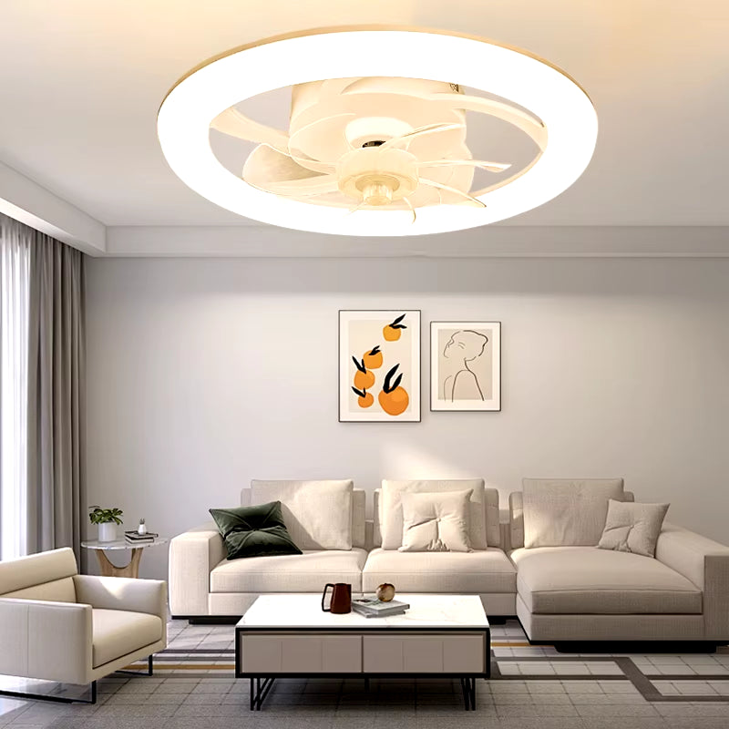 Modern LED Ceiling Fan Light with Remote Control