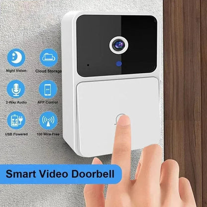 Smart Home Security Camera - Video Doorbell with Night Vision