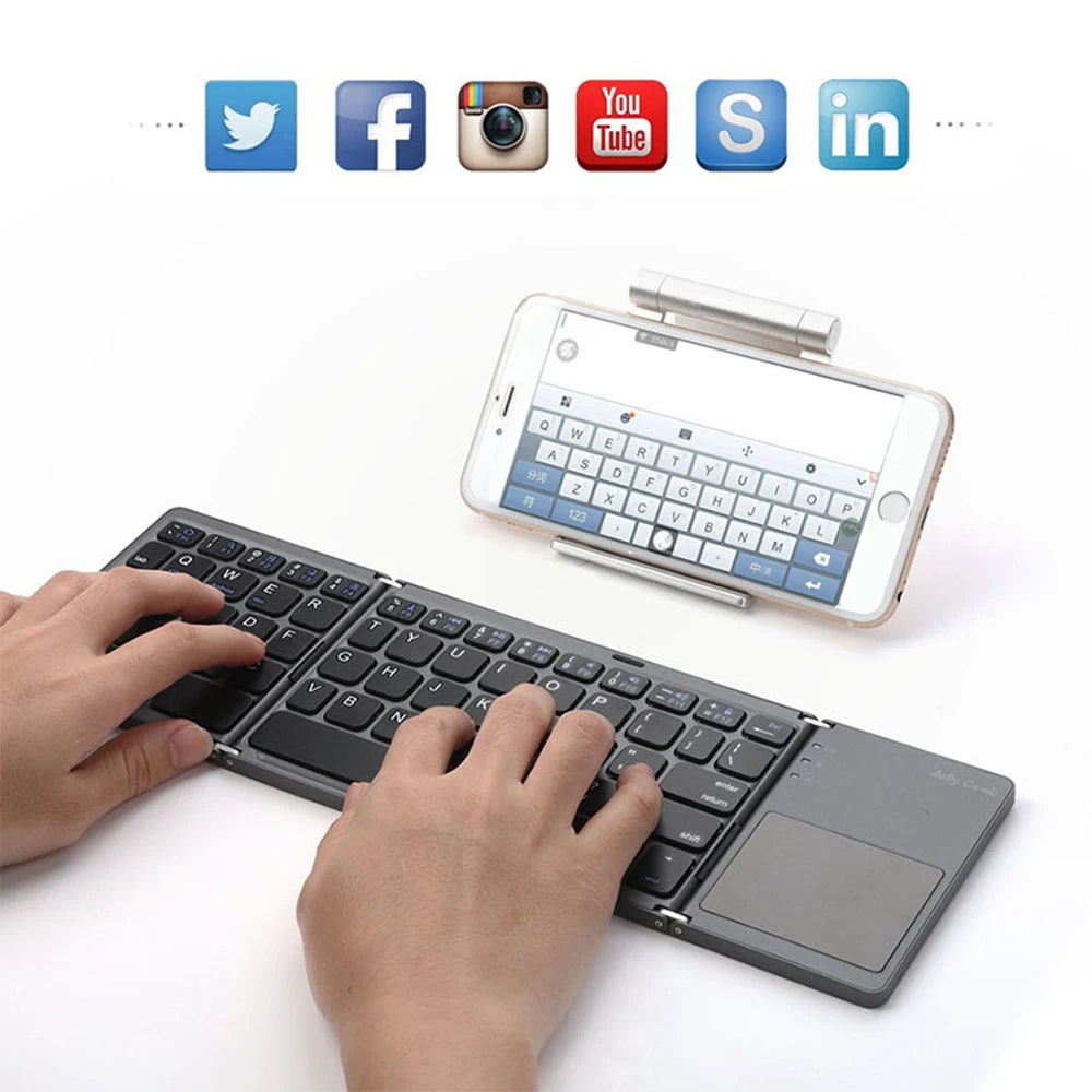 Mini Wireless Bluetooth Keyboard - Android, iPad  & iPhone