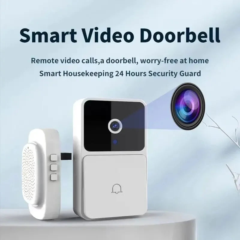 Smart Home Security Camera - Video Doorbell with Night Vision