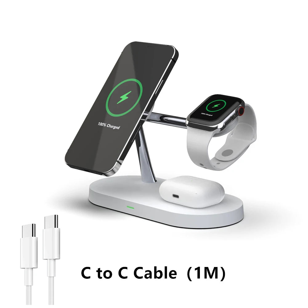 3 in 1 Wireless Charger Stand for Iphone, Apple Watch and Airpods