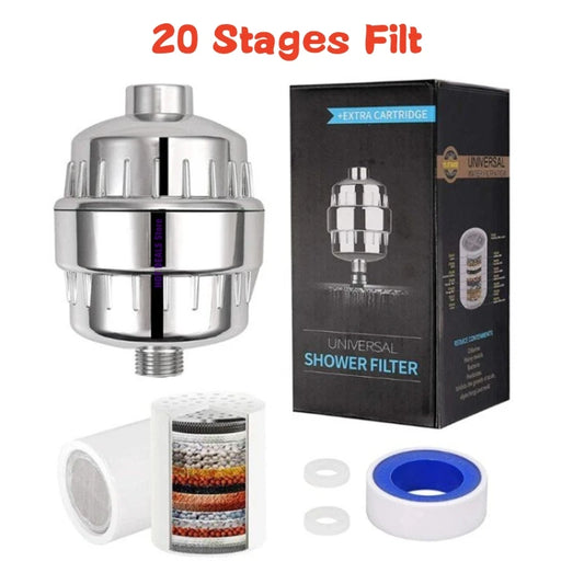 20-Stage High Output Shower Water Filter 