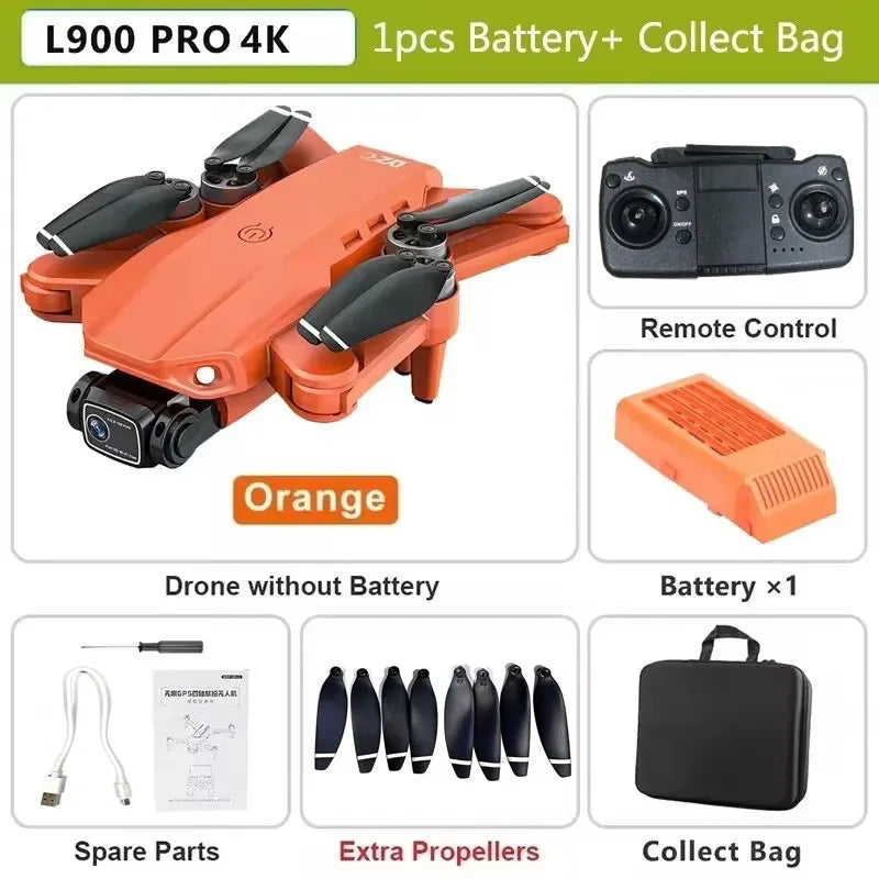 L900 Pro GPS Drone – 4K HD Dual Camera