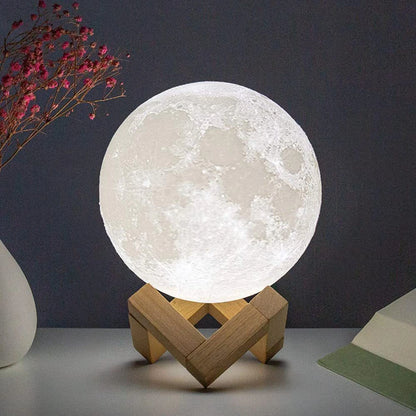 Moon Lamp Night Light with Stand