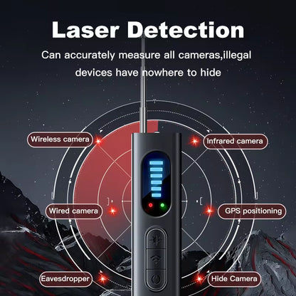 Anti-Spy Hidden Camera & GPS Tracker Detector